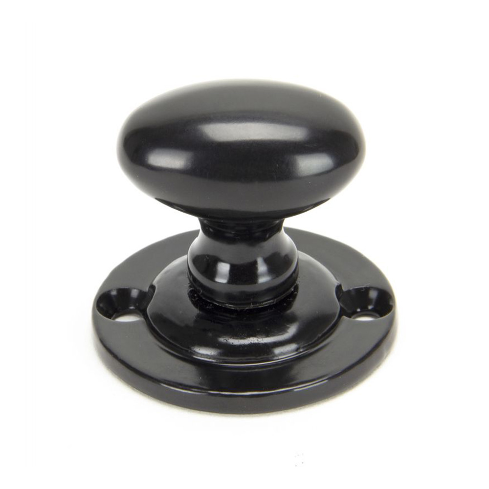 From the Anvil Oval Rack Bolt - Black